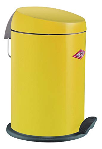 Кофа за педалите WESCO 121212-19 с пластмасова вложка, на 3,8 литра (13 литра), жълто канарче
