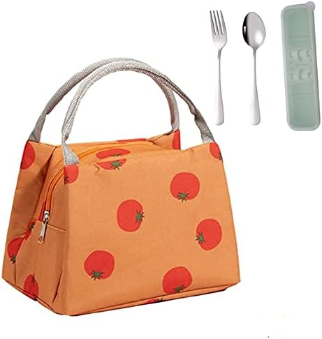 Случайна чанта за обяд Markar за жени и мъже, за многократна употреба Обяд-бокс за приготвяне на храна по време на работа,