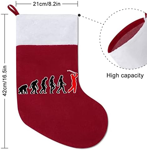 Голф Еволюция На Коледни Чорапи, Коледни Чорапи Чанта Къща Семеен Коледен Декор