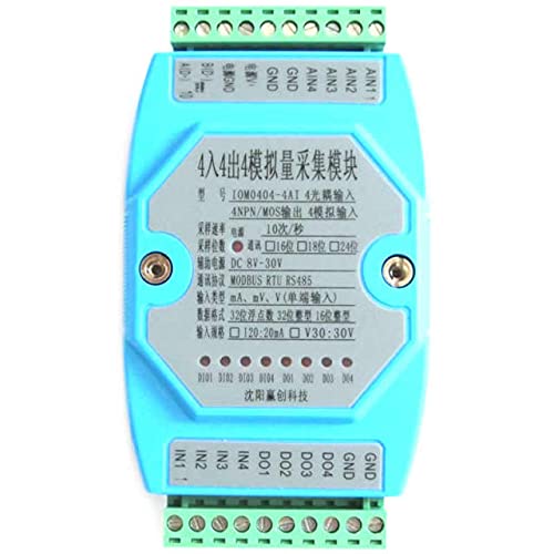 Модул i / o превключвател Anncus Модул вход / изход Модул цифров i / o Модул ключ 485 - (Цвят: IOM0404-4AI)