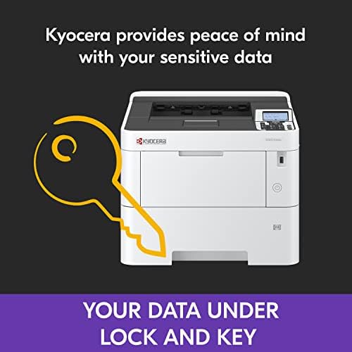 Монохромен лазерен принтер Kyocera ECOSYS PA4500x, 47 стр/мин, 600 x 600 dpi и 1200 dpi резолюция, Тава за 600 листа,