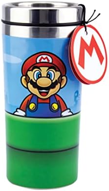 Чаша за пътуване на Супер Марио Warp Pipe - 15 грама От Неръждаема Стомана - Официално Лицензиран продукт на Nintendo