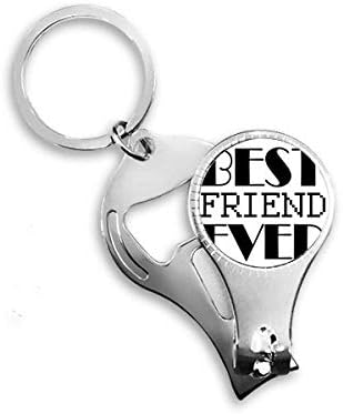 Най-Добрият Приятел Някога, Цитирани От Арт-Деко Подарък Мода Ножица За Нокти Халка Ключодържател Отварачка За Бутилки