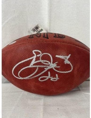 Emmitt Смит Подписа на Уилсън С Автограф на Футбол NFL Tristar - Футболни топки С Автографи