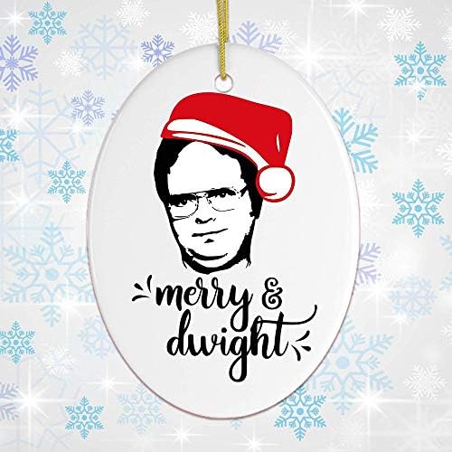 Коледна украса в офис теми, Дуайт Шрут, Майкъл Скот (Аз мечтая за рождественском декориране на Дуайт, Забавен дизайна на офис тв шоу (кръг))