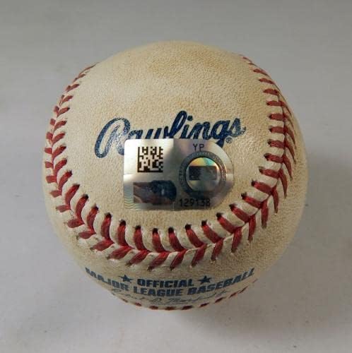 2022 Тексас Рейнджърс Марлинз Използва Бейзболен топката в тялото на Глен Ото Джерара Энкарнасьона - Използваните Бейзболни топки