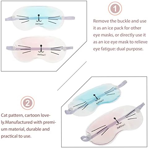 DOITOOL Home Tool 16 бр Прекрасен Студен Компрес Покрива Терапия за Очите за Многократна употреба Охлаждащи Маска За