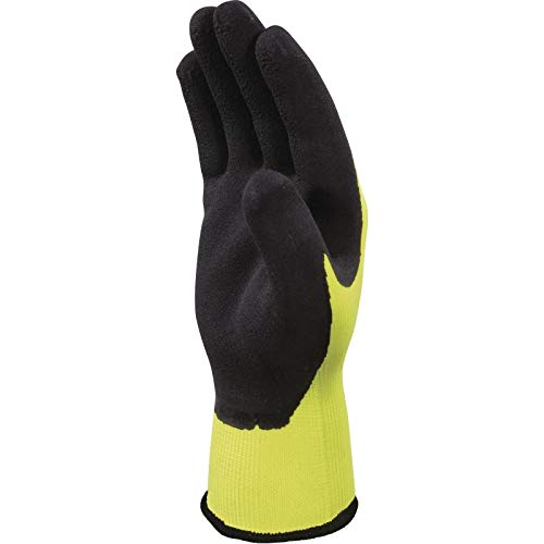 Защитни ръкавици Delta Plus VV73310 - С покритие от разпенен латекс - Размер на Капацитет, Обем, Полиестер, 10, Флуоресцентно