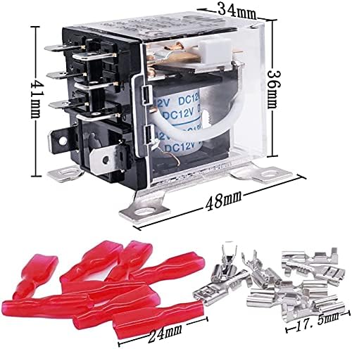 GANYUU 8 Pin 40A DPDT 2NO 2NC електромагнитно реле с общо предназначение за дистанционно управление