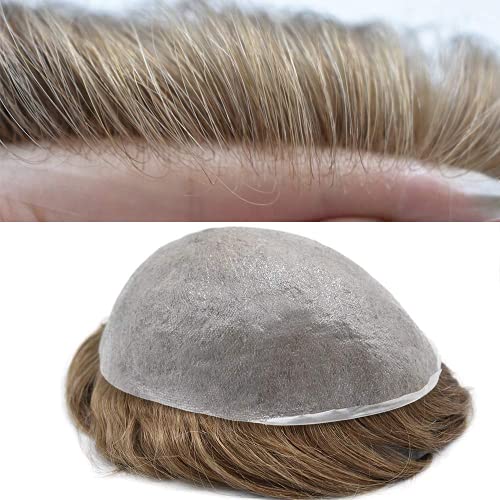 Перука с извити коса за Мъже, Прозрачна Ультратонкая система замяна на косата-Невидимок за мъже, 0,04 мм, супертонкий