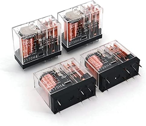 Реле CHANWA 10шт G2R-2 DC12V 24V 8Pin за Монтиране върху печатна платка DPDT Реле хранене 5A/250VAC (Размер: 10шт DC12V)