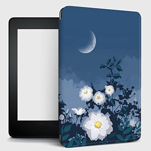 Тънък калъф-обвивка за Kindle Voyage - Най-тънкият и лек защитен калъф от изкуствена кожа с функция за автоматично преминаване