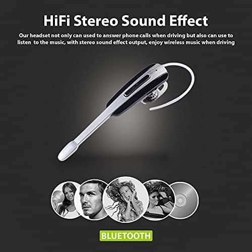 Слушалки TEK STYZ е Съвместима с DJI FPV Combo в ухото Безжична Bluetooth слушалка с шумопотискане (черен /сребърен)