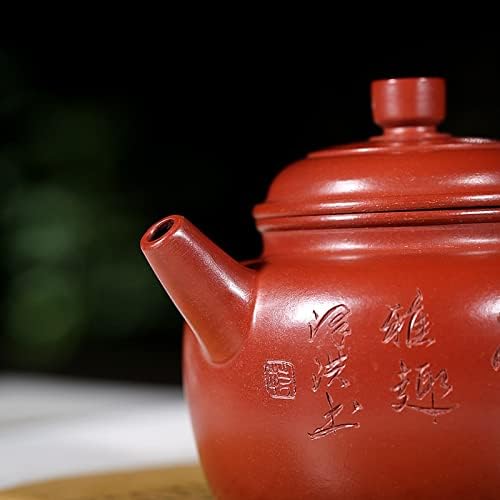 Чайник Zisha от сурова руда Dahongpao чаен комплект ръчно изработени Dezhong teapot紫砂壶原矿人袍紫砂壶原矿袍袍工茶具工茶具工茶具工茶具工茶具工茶具袍