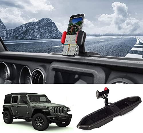 Закопчалка за телефон TINNYFY за Jeep JL Wrangler, Държач с множество елементи за товарни автомобили Jeep Wrangler JL JLU 2018 2019 2020 2021 и Jeep Gladiator JT, Аксесоари за интериор без масло-Електр?