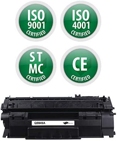 Мастило и тонери премиум клас | Подмяна на касетата с тонер на ново производство, за Q5949A (универсален с Q7553A) – Стандартна тонер касета за лазерен принтер, съвместим ?