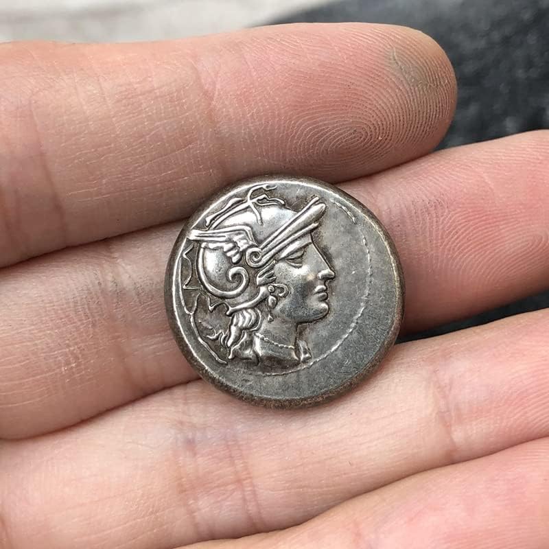 Римски Монети Месинг Със Сребърно Покритие Старинни Занаяти Чуждестранни Възпоменателни Монети Неправилен Размер Тип 27