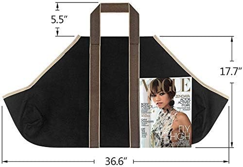Комплект за носене на Дърва за огрев Amagabeli Камина Екран С един Черен Панел