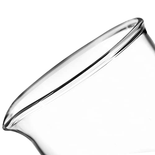 Чаша, 5 мл - Ниска форма с чучур - За студенти - Боросиликатное стъкло 3.3 - Eisco Labs