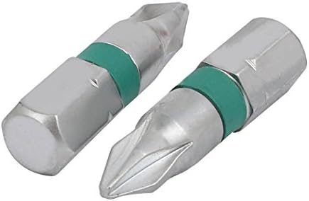 Aexit 1/4 инча Ръчни Инструменти Сверлильное Дупка PH3 Дължина 25 мм Магнитна Крестообразная Отвертка, Сив 4 бр. Модел: