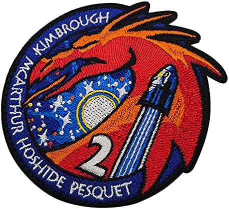 Ленти Мисията на NASA Spacex Crew Dragon, Боен Дух, Бойни Бродирани Ленти, Шевни Апликации, Декоративни Икони - на Основата