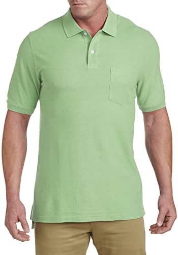 Риза с къси ръкави Harbor Bay by DXL с Голям и Високо джоб от Пике