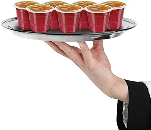 Чашки за еднократна употреба - Мини-червени чашки за партита - 120 парчета по 2 унции - Пластмасови чашки за шотов -
