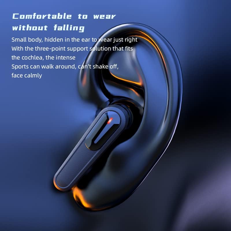 Безжични слушалки SUNOL PRO80 Bluetooth-Слушалки с калъф за безжично зареждане на IPX4 Водоустойчив Мини-Безжични Слушалки Bluetooth 5.3 in Ear Леки Слушалки С Вграден микрофон