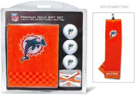 Кърпа за голф Golf Team NFL за възрастни -Унисекс с бродерия (Подаръчен комплект от 3 топки за голф / 12 тениски)