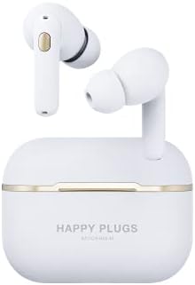 Честит Plugs Air 1 Дзен – Модерни безжични слушалки в ушите премиум–клас True Wireless - живот на батерията до 30 часа – Пасивно намаляване на шума - Бял