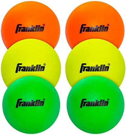 Топки за лакросса Franklin Sports - Меки гумени топки за лакросса за деца - Идеален за начинаещи играчи - Конструкция е по-лека и компактна от Обикновените топки - Ярки цвето