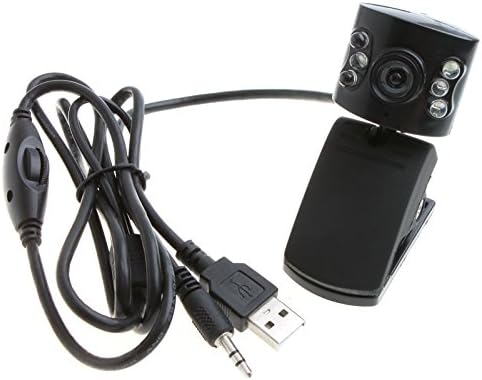 Универсален W650 USB 2.0 50.0 M 3 LED КОМПЮТЪР, Уеб-камера с микрофон за компютър