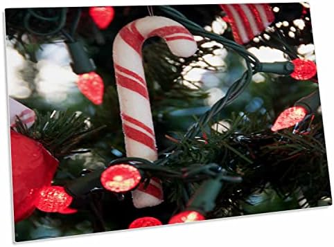 3 Декорирайте Коледната елха червени и бели декорации si - Подложки за настолни възглавници (dpd-298323-1)