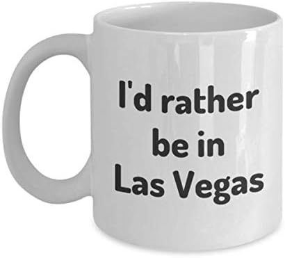 Предпочитам Да бъда В Лас Вегас, Чаша Чай, Подарък Пътник, Колега, Приятел, Чаша за пътуване в Невада, Подарък