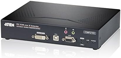 Предавател Aten USB DVI-I с един дисплей KVM over IP