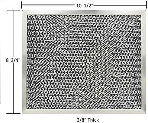 Преносимото Алуминиев и Въглероден мастната /въздушен филтър Blendin, съвместим с вытяжками Broan-NuTone S97007696, 41F, Без канали за кухненски печки, Размери взаимозаменяеми де?