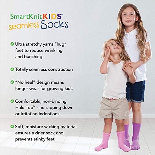 Компресиране на майк SmartKnitKIDS Compresso-T с дълбоко чувство на натиск и са Безшевни чорапи Sensitive Sensitive (Бели