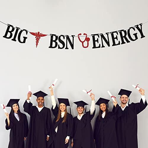 Голям Банер BSN Energy, Поздравительный Знак на медицински сестри с овесени ядки, Аксесоари за Декорация за Абитуриентски