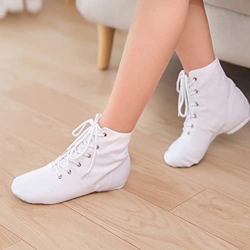 Qvkarw/ Детски обувки, Танцови обувки, Топли обувки за танцови, балетни представления, Домашни обувки за практикуване