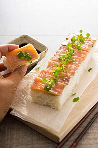 JapanBargain 3254x2, Комплект от 2 Японски Кутия форми за суши, Пластмасов Преса за суши Oshizushi Press Sushi Maker Oshizushihako, Произведено в Япония