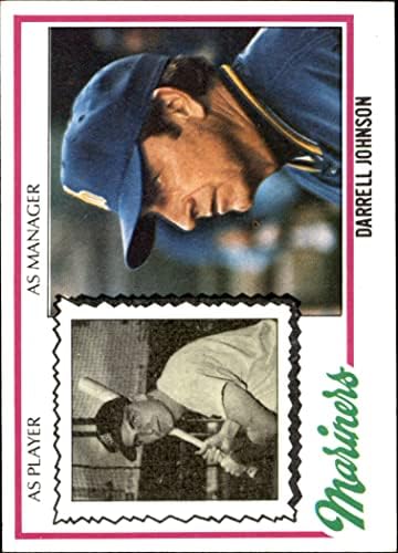 1978 Топпс # 79 Дарел Джонсън Сиатъл Маринърс (бейзболна картичка) Ню Йорк /Mount Моряците
