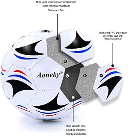 Футболна топка Aoneky Сдутый 3-ти размер, с Помпа