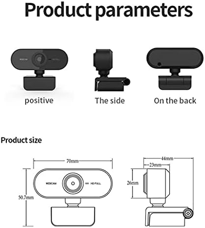 WDBBY Full HD 1080P Уеб камера за компютър на Компютър, Уеб Камера, Микрофон, Въртящи се Камери на живо Излъчването на видео разговор Конферентен Работа