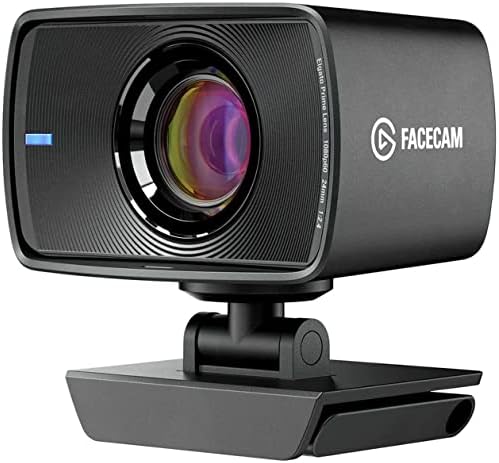 Elgato Facecam - уеб камера Full HD с резолюция 1080p60 за директно излъчване, игри, видео разговори, сензор Sony, Подобрена