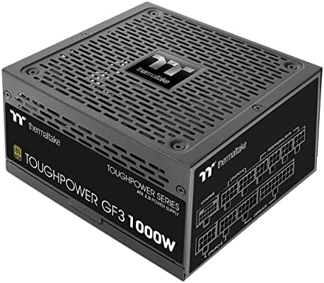 Thermaltake Toughpower GF3 ATX 3.0 1000 W 80+ Gold Модулен блок захранване за SLI/Crossfire Ready, конектор PCIe Gen.5 12VHPWR в комплект, PS-TPD-1000FNFAGU-4, гаранция 10 години