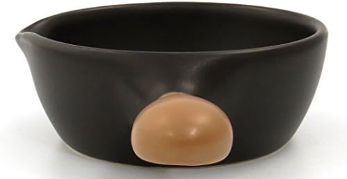 三陶 (Santo) Тенджера, 12,5 см, Черна