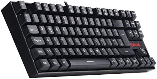 Механична клавиатура DEJA Gaming KUMARA, 87 Ключови Механична клавиатура със сини стрелки за компютърни игри (сменяеми