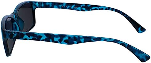 Очила за четене на Фирмата Blue Tortoiseshell Sun Readers UV400 Дизайнерски Стил на Мъжки и Женски S92-3 +3.00