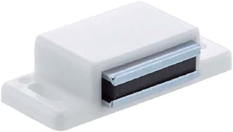 Магнитна ключалка Shibutani EMC-301 WH, бяла, Хоризонтален тип, (В х Ш х В): 0,8 x 1.9 x 0.5 инча (20 х 48 х 12 мм),