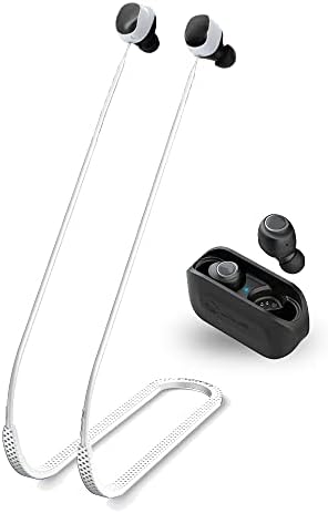 каишка smaate със защитата от загуба на, съвместим с безжични слушалки JLab GO AIR, Мек силиконов кабел за защита от падане по време на спортни занимания